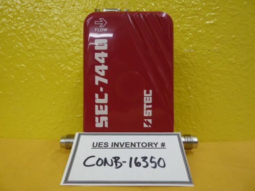 Stec sec-7440m mass flow controller 100 sccm he used working for sale