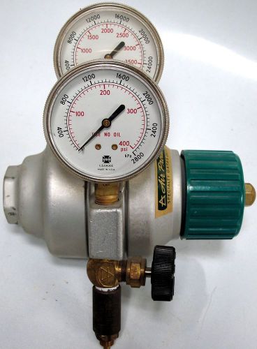 Air Products E12-1-N515F Gas Regulator 2 Gauges    ***