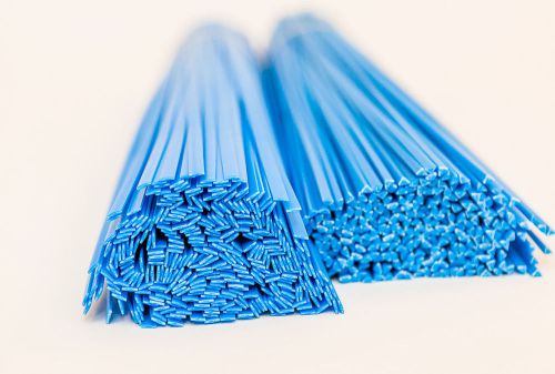 Pp plastic welding rods blue mix  triangle &amp;flat strips weld sticks 30pcs for sale