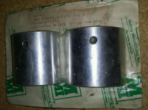 MCELROY PIPE FUSION MACHINE JAW INSERT SET   PART # 414502 NEW!