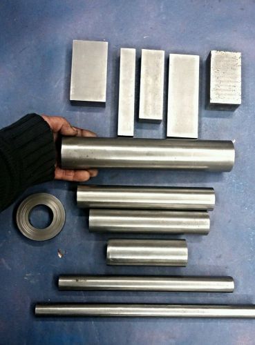 (35lbs)misc round &amp; flat steel bar stock 4140 alloy tool steel-2&#034;x10-1/2&#034; 9lbs for sale