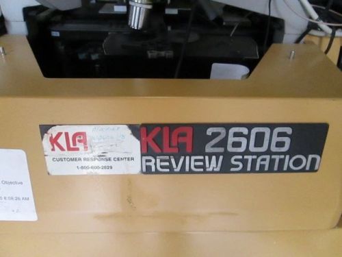 Kla/tencor 2606 review station 504085/w260611a for mask + wafer inspection, l749 for sale