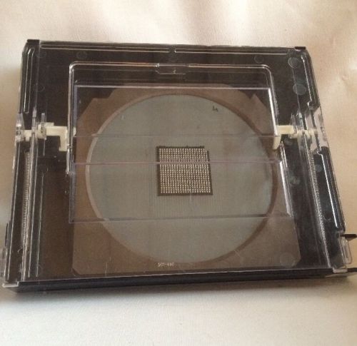 RARE DICED SILICON WAFER  Texas  Instruments &#034;brownie&#034; W Case