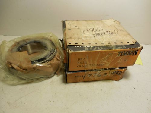 Timken tapered roller bearing and cup 559 552a. db1 for sale