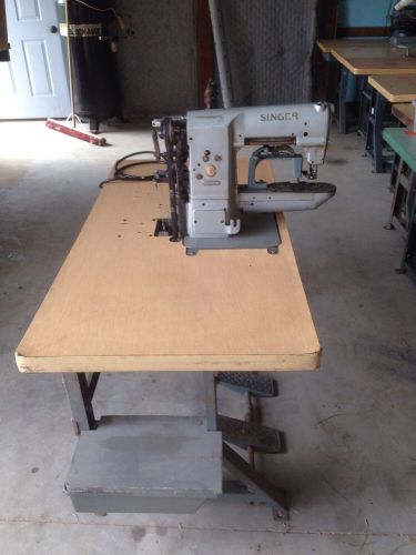 Singer Industrial Sewing Machine 269W141 Straight Tacker 1 Phase Nice!!