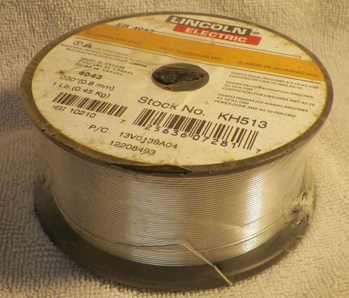 Lincoln Electric ER 4043 Aluminium Mig Welding Wire Stock KH513  .030  08mm 1 lb