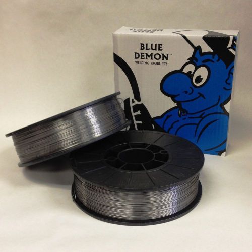 E71t-gs x .030 x 10# spool blue demon  flux core wire 2 pack free shipping for sale