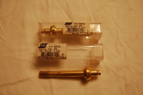Pair of esab oxweld cutting torch fuel gas nozzle tips 1567 series 8 inch for sale