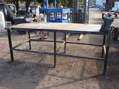 Welding Table - 8 ft x 41&#034; x 37&#034; H  x 1/4&#034; thick