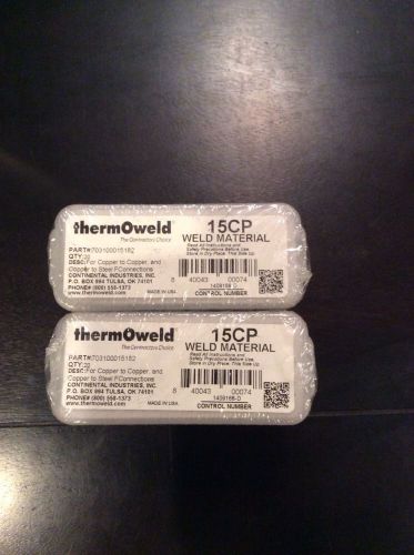 lot of 2, thermoweld, 15cp weld material