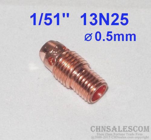 10 pcs 13N25 Collet Body for Tig Welding Torch WP-9 WP-20 WP-25  0.5mm 1/51&#034;