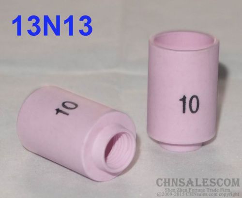 10 pcs #10 13N13 Alumina Nozzle Cups for WP-9 WP-20 WP-25  16.0mm 5/8&#034;