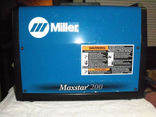 Miller Maxstar 200 DX  DC Tig Stick