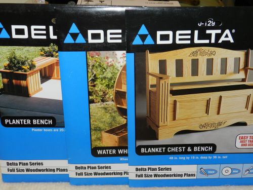 Delta woodworking patterns/plans Set of 3 - Full Size