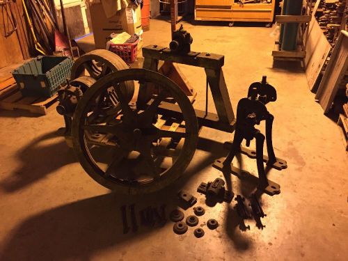 Line Shaft Equipment Drive Pulleys And Mounting Hardware Vintage Industrial