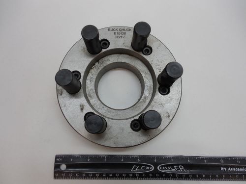 Buck Chuck 10&#034; Adapter B10-d6 lathe backing plate machinist toolmaker lathe