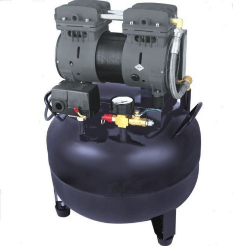 Noiseless Oil Free Oilless Air Compressor Motors 30L Tank For Dental Chair ISOCE