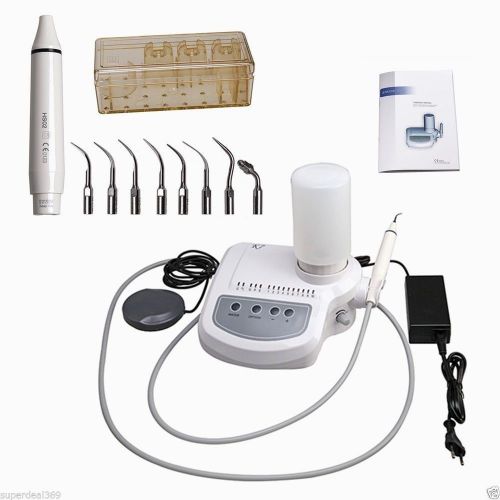 Dental ultrasonic piezo scaler ems woodpecker style w/ handpiece tips new a7 for sale