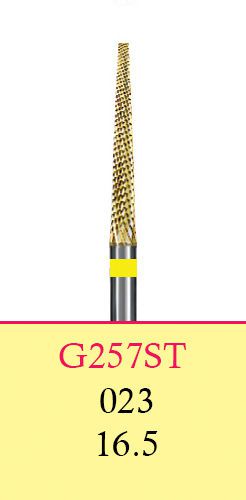 Dental lab carbide cutters-hp shank(44.5 mm)-g257st/023 (8366)-cross cut(2 burs) for sale