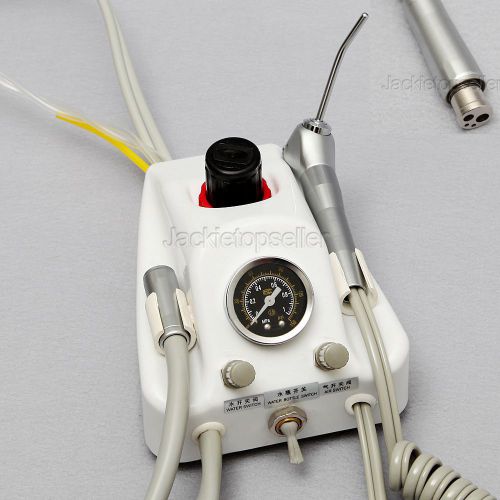 New dental portable turbine unit work with compressor with 3 water syringe for sale