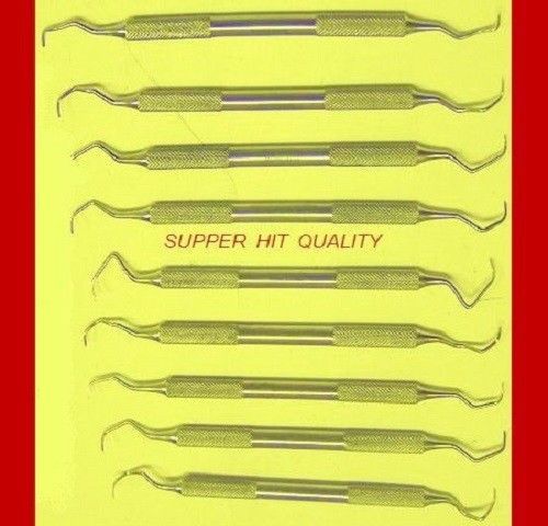 Periodontal gracey curette set of 9 dental surgical instruments        germanss for sale