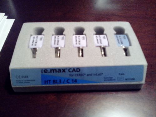 e.max CAD HT BL3/C14 4PCS , MO1/C14 1piece