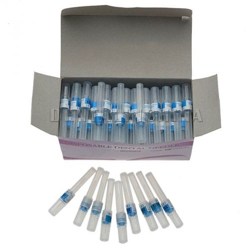 100pcs  dental disposable needle for cartridge syringes 30g*21mm 100pcs/box for sale