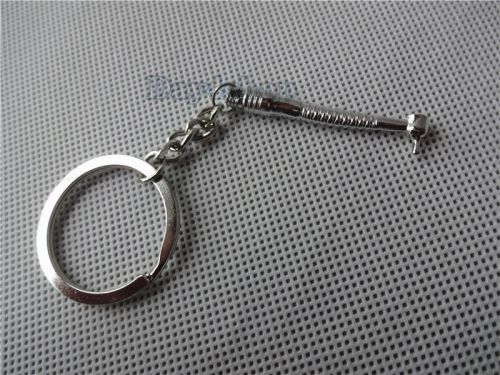 4 Pcs Stainless Steel Dental Handpiece Keychain Dentist Gift Key Chain