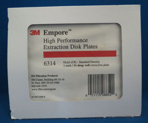 3M Empore 96 Deep Well Extraction Disk Plate Octyl C8 SD  2.5mL SPE 6314