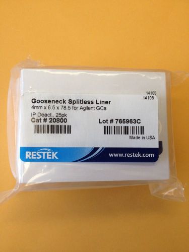 Restek 4.0mm ID Single Taper Inlet Liners 25 Pack