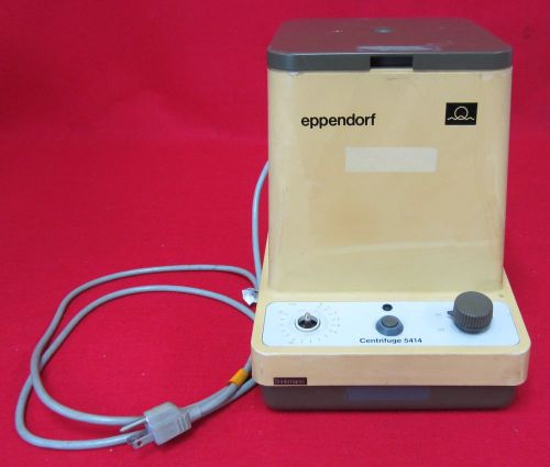 Eppendorf centrifuge 5414 w/rotor as is for parts #k9 for sale