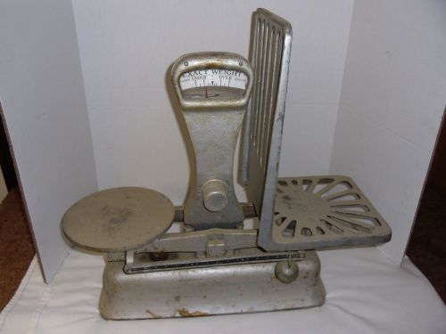 Vintage Antique Exact Weight Scale Co Beam Balance Columbus Ohio 41122