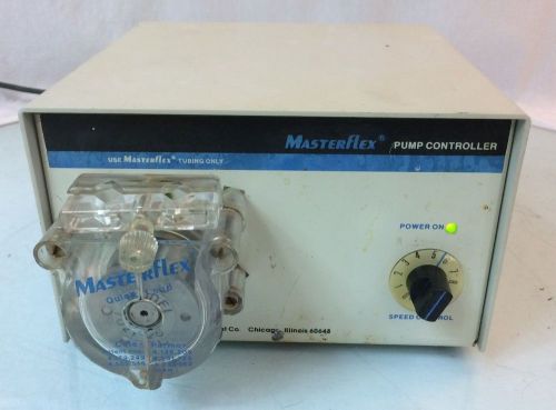 Masterflex pump controller 7553-60 w/ pump model 7021-26 cole parmer for sale