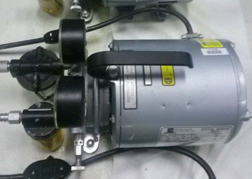 Gast/fisher scientific rotary vane oil vacuum pressure pump aa680j 1/6hp for sale