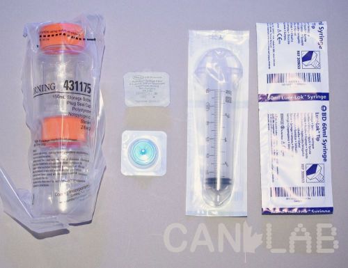Pall 0.2um syringe filter/syringe/sterile container - package - [cl315-317] for sale
