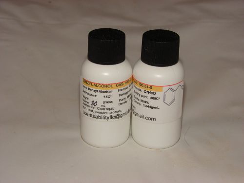 Benzyl Alcohol, High purity, 30.0mL USP 99.9%min