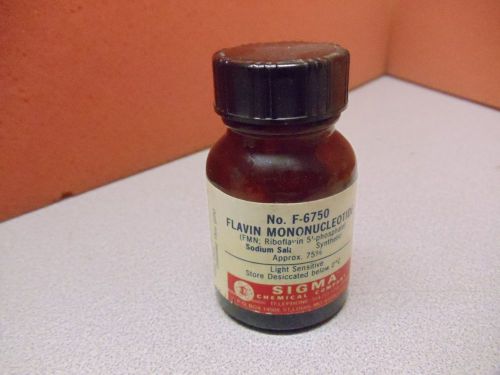 Sigma Flavin Mononucleotide, 75%, No. F-6750, 10g