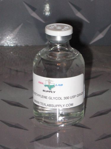 Tex Lab Supply 50 mL POLYETHYLENE GLYCOL - 300 PEG USP GRADE - Sterile
