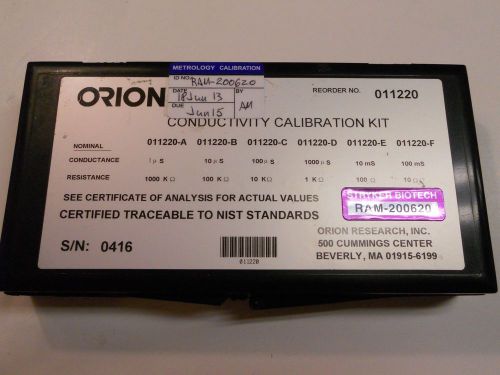 Orion Conductivity Calibration Kit # 011220
