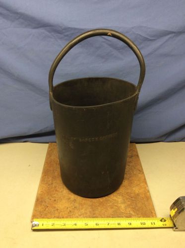 Used Fisher Scientific Safety Bottle Carrier Rubber Bucket HF Hydrofluoric Acid