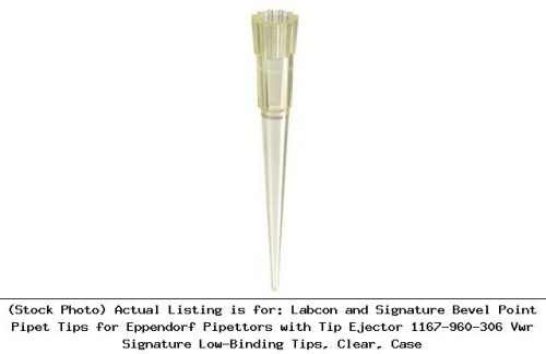 Labcon and signature bevel point pipet tips for eppendorf : 1167-960-306 for sale