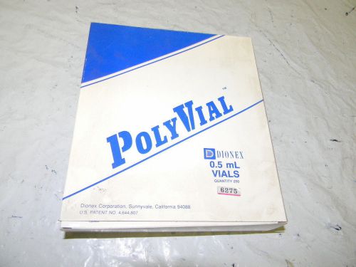PolyVial Dionex Filter Caps for 0.5mL Vials, Open Bag, 200 or more remain