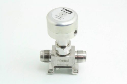 Parker 8V-P8K-11AC-SS-PP Stainless Pneumatic Bellows Valve Normally Closed