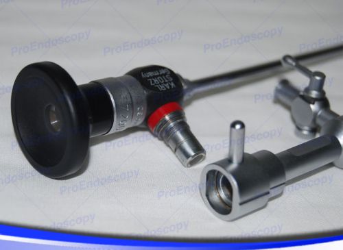 Karl Storz 7200B Arthroscope, 4mm, 30 degrees with Cannula. Complete Set