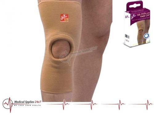New Gel Patella Knee Cap Soft Gel Ring Snugs-Comfortable &amp; Knee Support (Large)