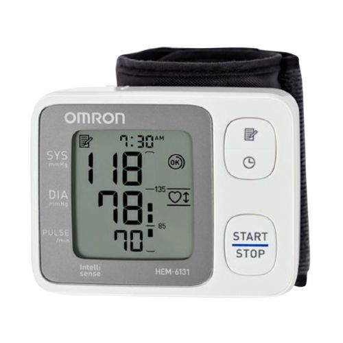 Wrist automatic blood pressure monitor (bp level) omron hem - 6131 @ martwave for sale