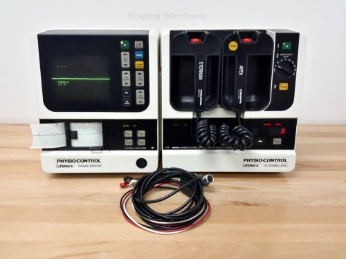 Physio control lifepak8 patient cardiac monitor ecg pacing for sale