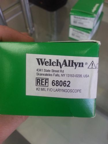 Welch Allyn Miller Halogen Fiber Optic Laryngoscope - 68062