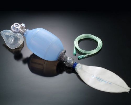 Ambu Bag Adult Silicon Manual Resuscitator kit Reusable Autoclavable