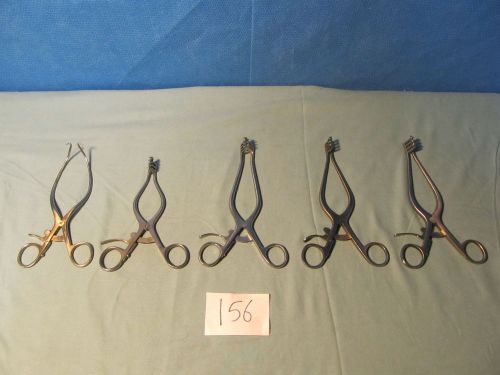 V.Mueller Retractor Curved Surgical Instruments  (QTY-5)
